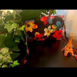 Floral over the shoulder/clutch